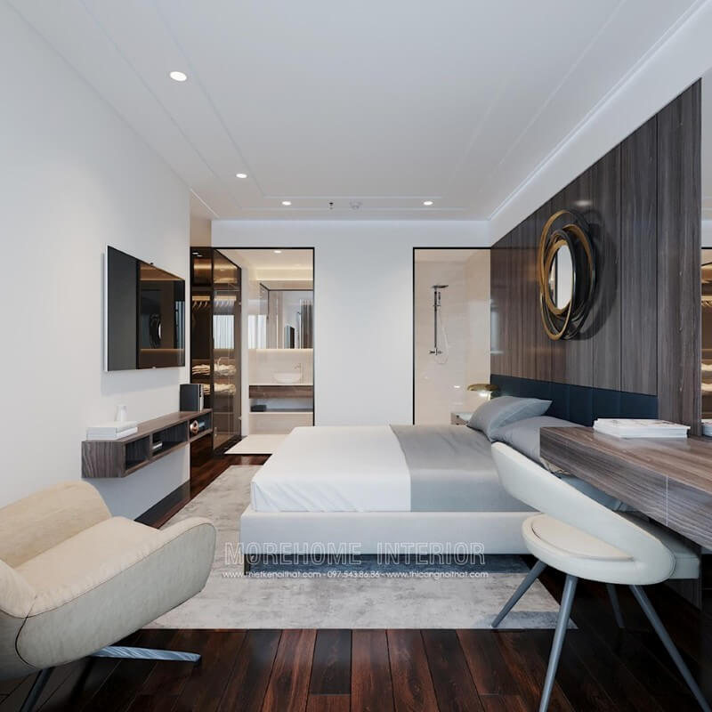 Lựa chọn giường ngủ cao cấp tại phòng ngủ của bố mẹ Thiết kế chung cư