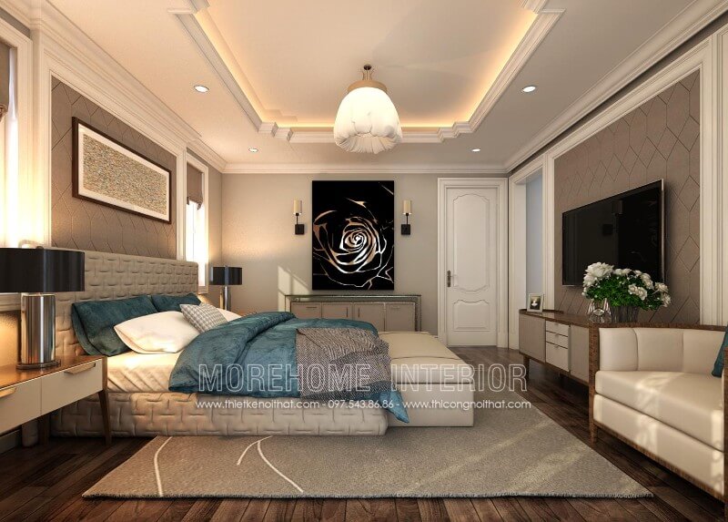 Giường ngủ biệt thự Giường ngủ biệt thự