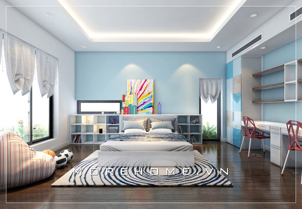 Giường ngủ biệt thự Giường ngủ biệt thự