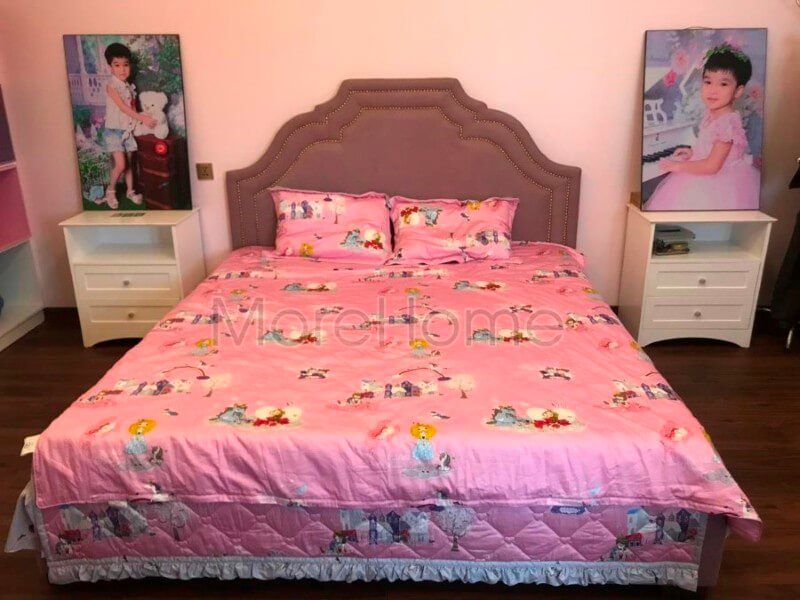 Công trình thi công nội thất phòng ngủ trẻ em - Thi công nội thất phòng ngủ bé gái tại nhà lô phố hiện đại ở Phường Sở Dầu, thành phố Hải phòng