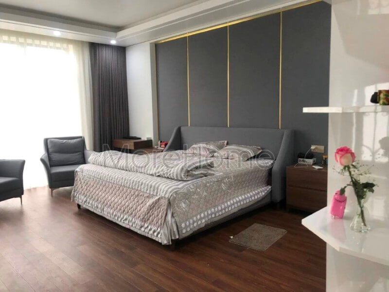 Công trình thi công nội thất phòng ngủ master đẹp tại nhà lô phố hải phòng