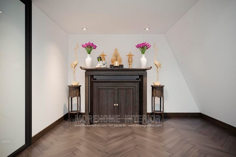 Bàn thờ gỗ hiện đại